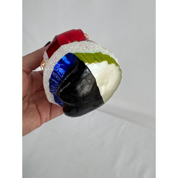 Christopher Radko The Clauses Two-Sided Santa & Mrs. Claus Glass Christmas Ornam - Picture 5 of 6